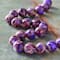 Purple Dyed Imperial Jasper Round Beads by Bead Landing&#x2122;